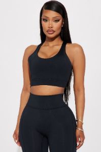 High Power Elevate Sports Bra - Black sold by Fashion Nova