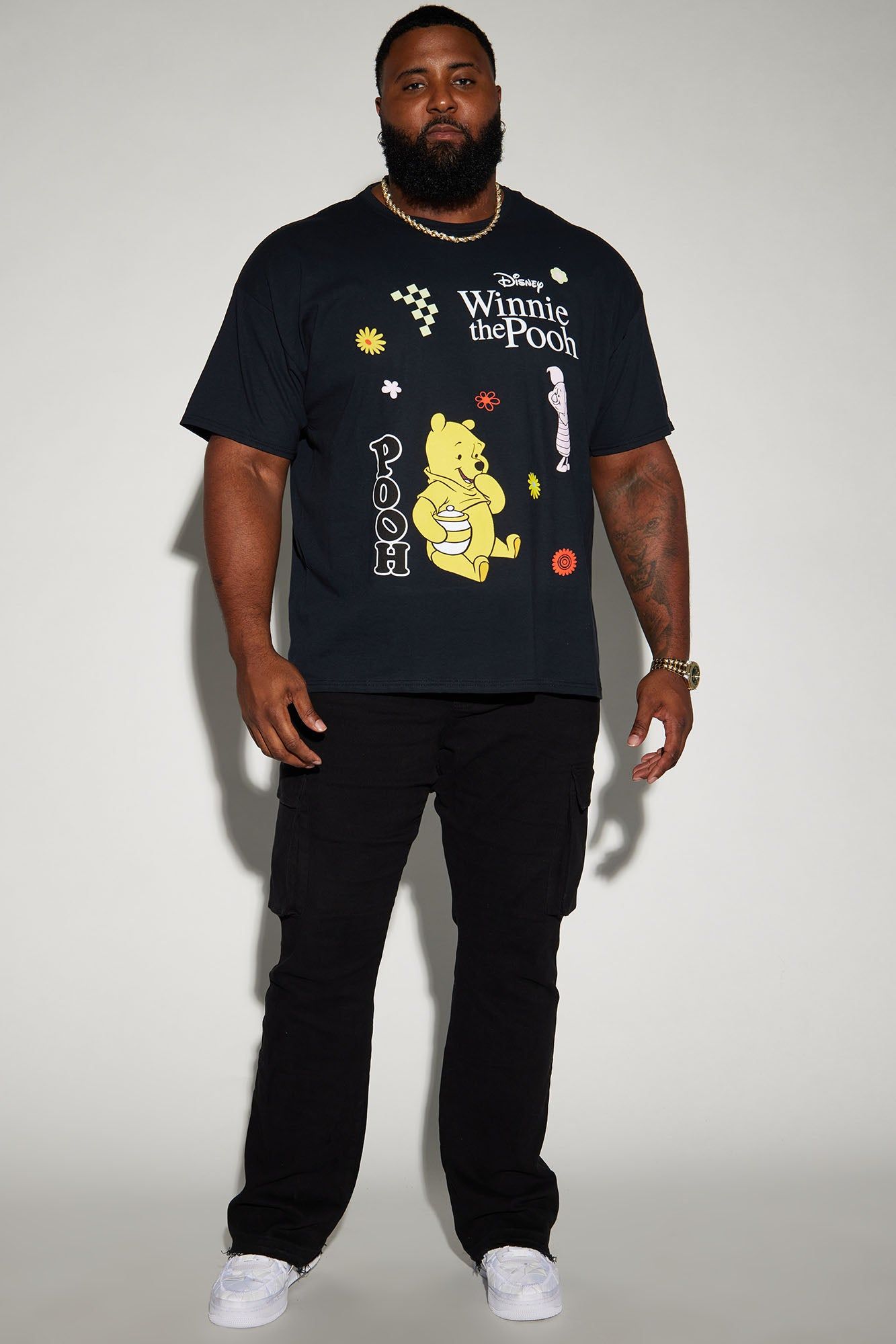 Winnie The Pooh Graphic Short Sleeve Tee - Black sold by Fashion Nova product image thumbnail 5