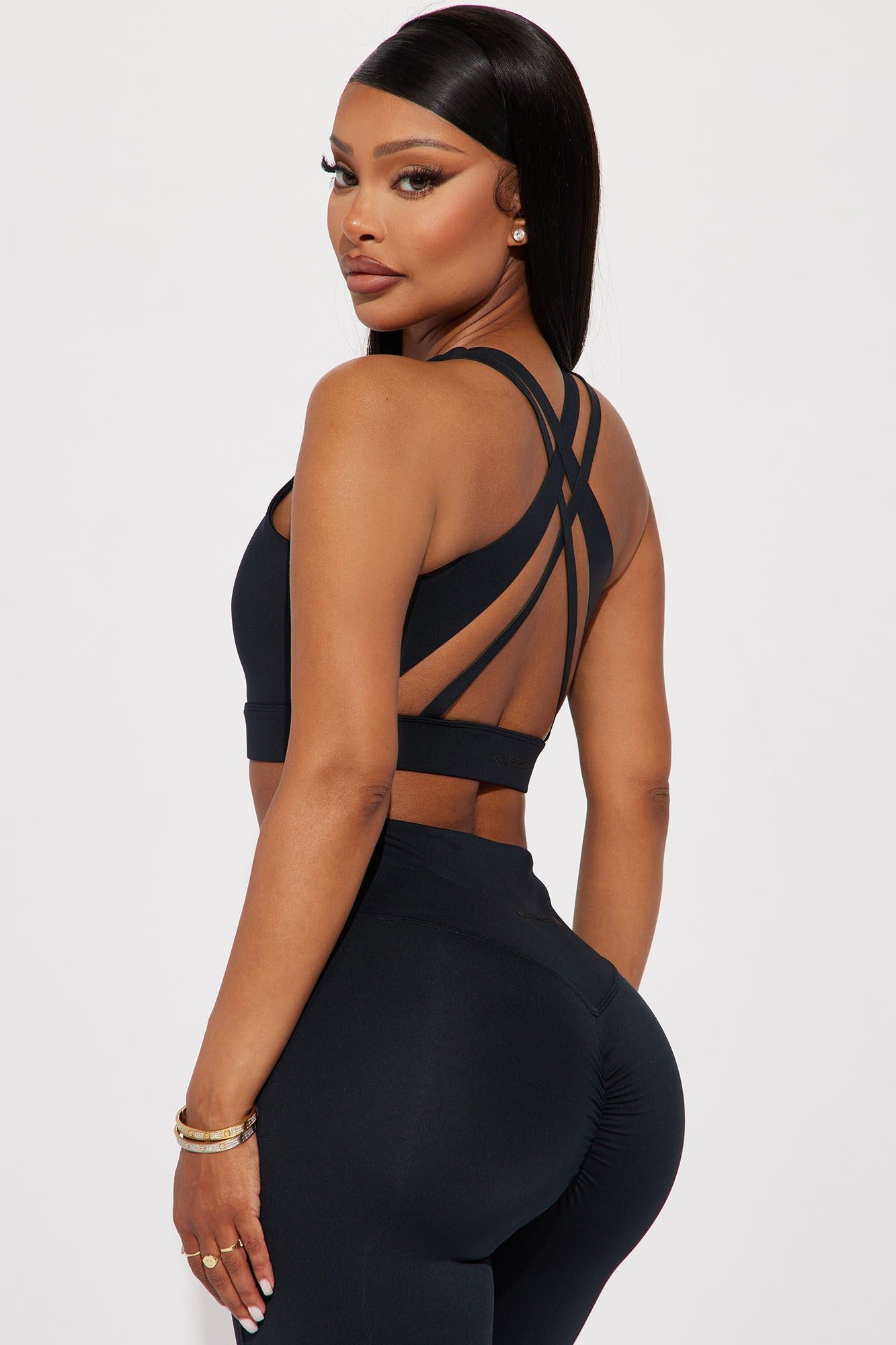 High Power Elevate Sports Bra - Black sold by Fashion Nova