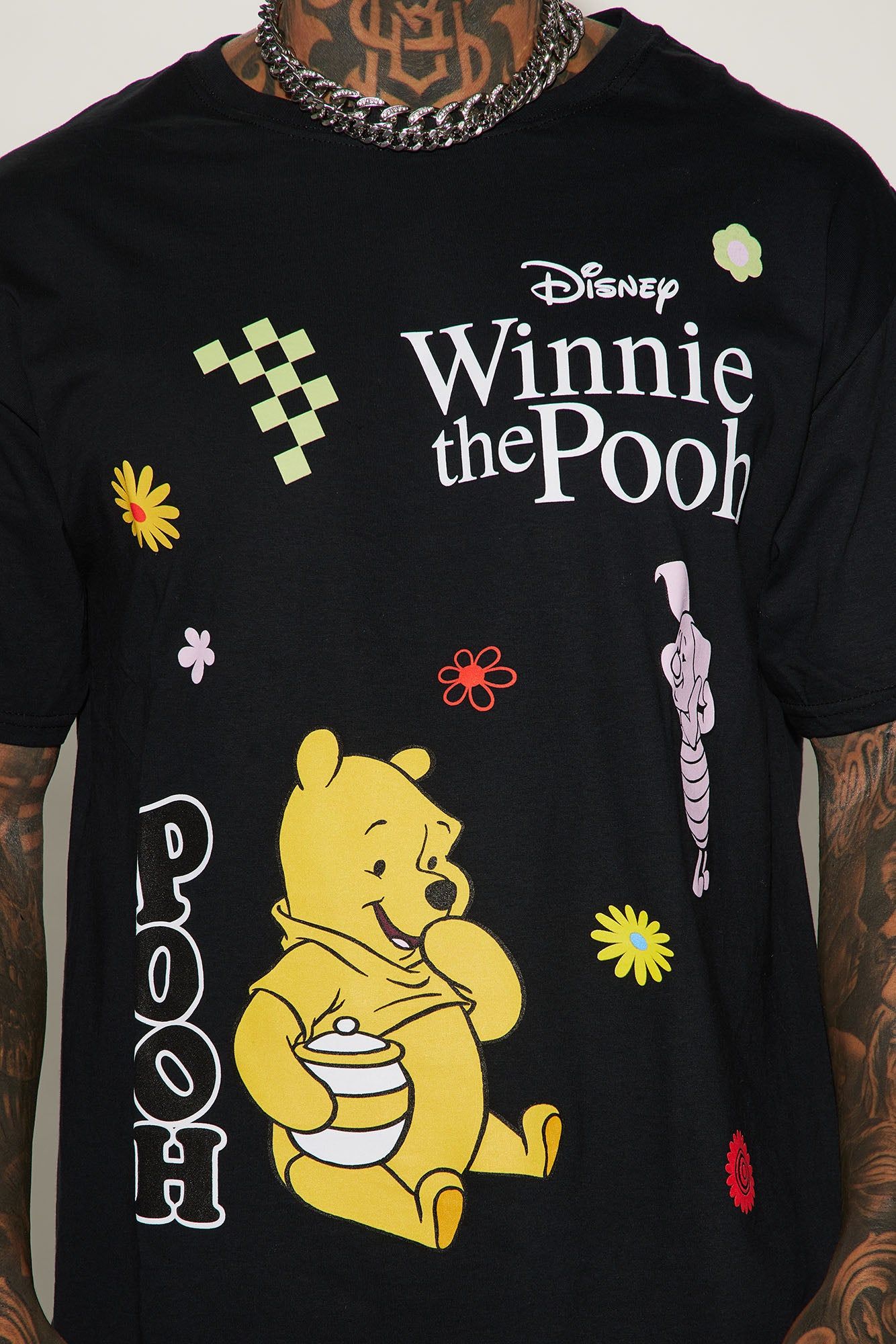 Winnie The Pooh Graphic Short Sleeve Tee - Black sold by Fashion Nova product image thumbnail 3