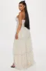 Elegant Polka Dot Maxi Dress - Cream/combo sold by Fashion Nova