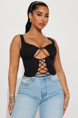 Looks Could Kill Top - Black sold by Fashion Nova