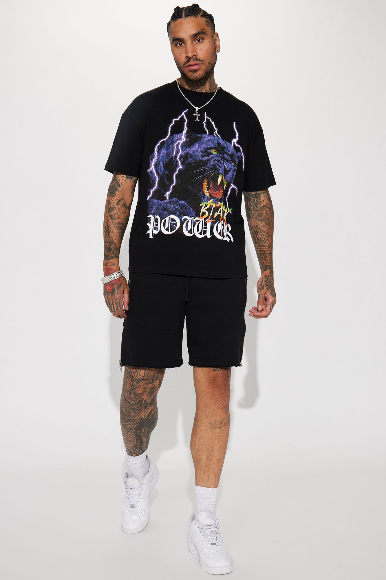 Black Power Short Sleeve Tee - Black sold by Fashion Nova product image thumbnail 3