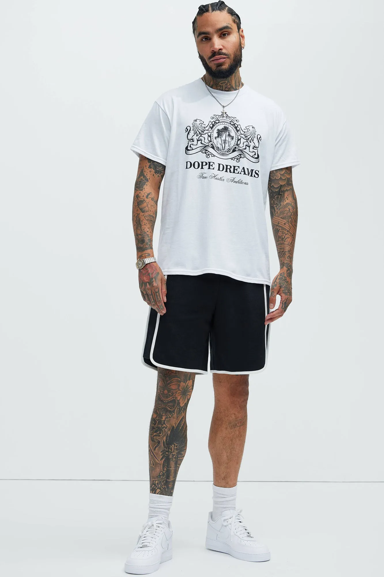 Dope Dreams And Ambitions Short Sleeve Tee - White sold by Fashion Nova product image thumbnail 2
