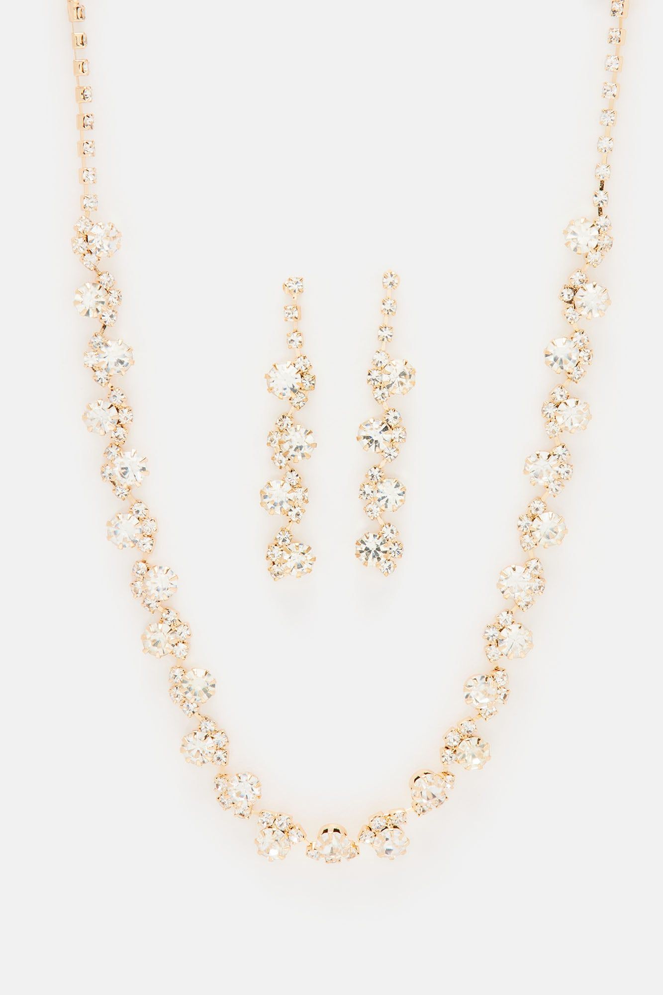 Way Too Pretty Necklace And Earring Set - Gold sold by Fashion Nova product image thumbnail 3
