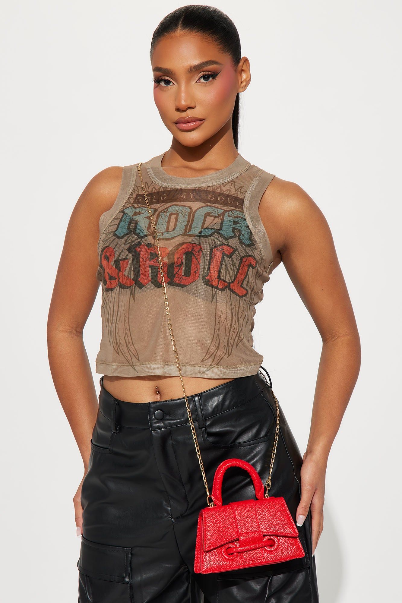 Lavish Afternoon Handbag - Red sold by Fashion Nova