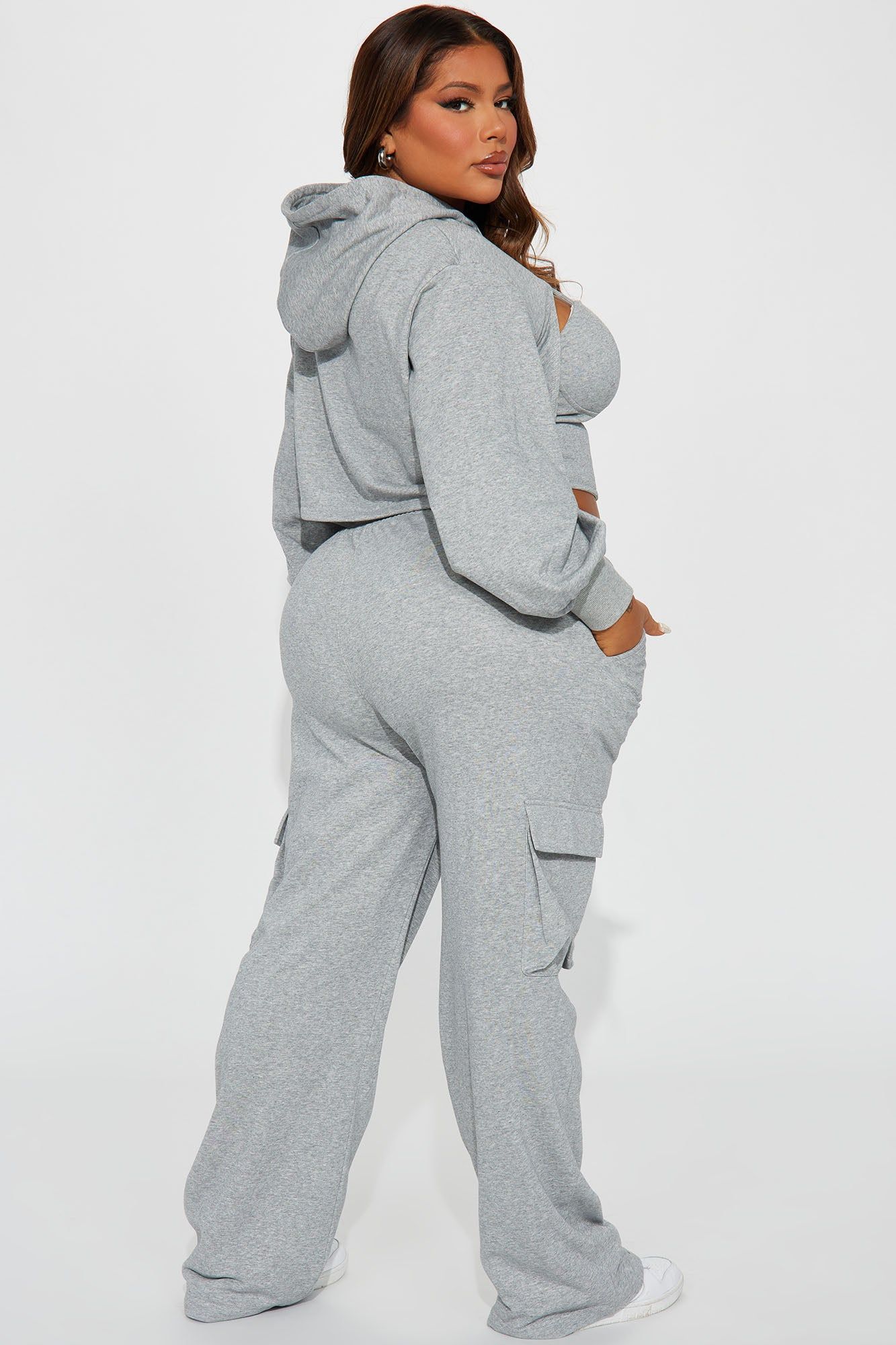 Never Blend In 3 Piece Pant Set - Grey sold by Fashion Nova product image thumbnail 6