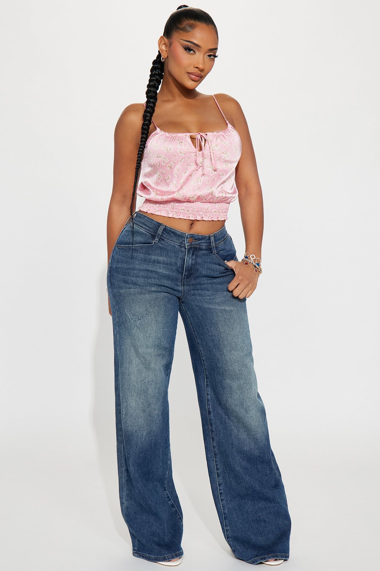 Melonie Cami Top - Pink/combo sold by Fashion Nova product image thumbnail 2