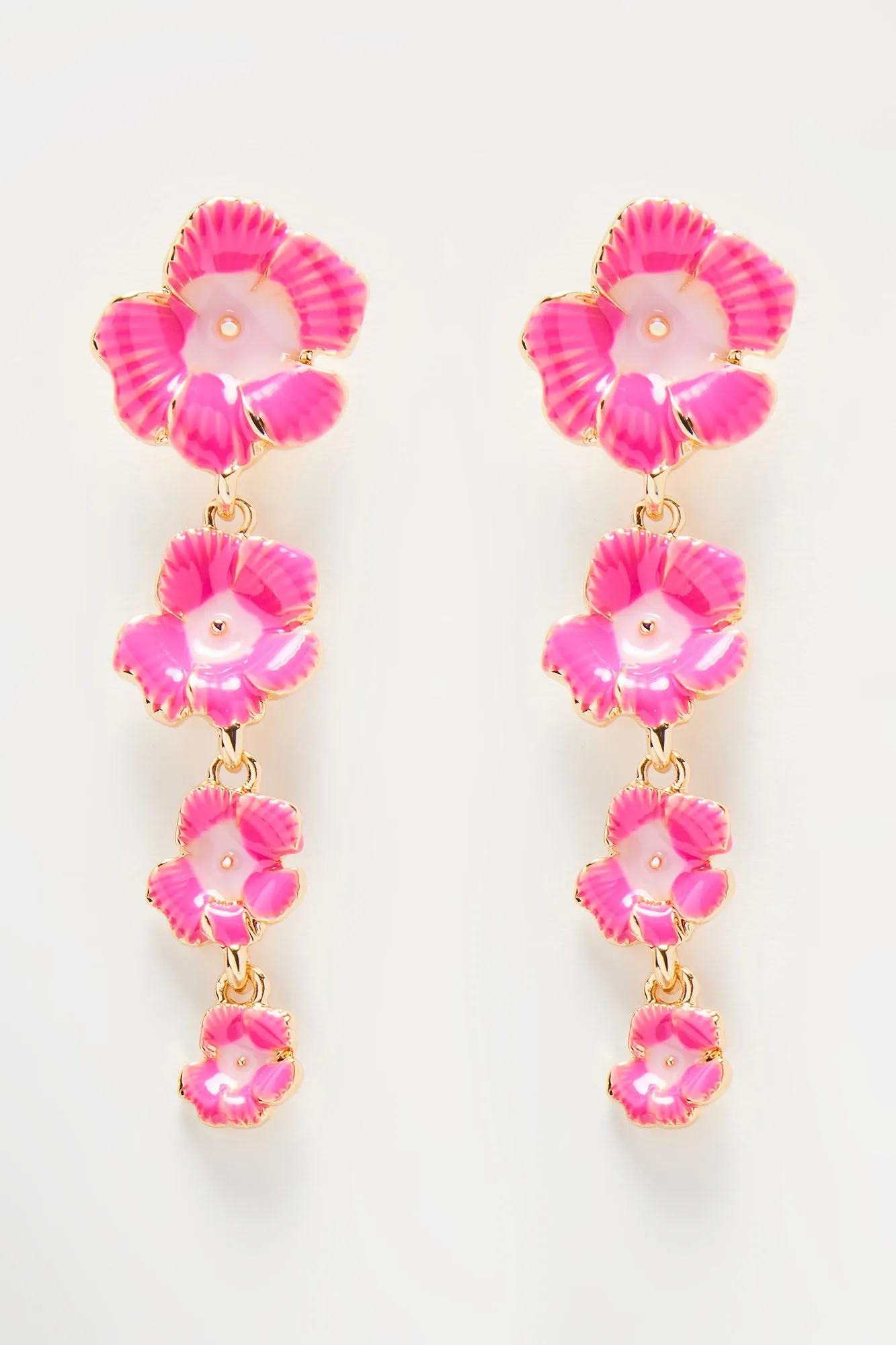 Luau Flower Earrings - Pink sold by Fashion Nova product image thumbnail 3