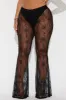 Cheers Babe Embellished Lace Flare Pant - Black sold by Fashion Nova