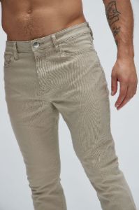 Drop Top Convertible Stacked Skinny Pants - Tan sold by Fashion Nova