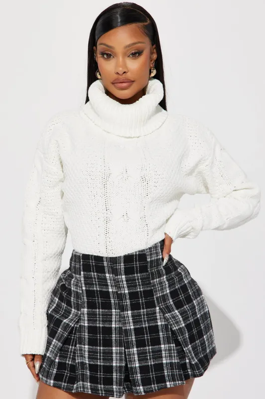 Darlene Turtleneck Sweater - Ivory sold by Fashion Nova