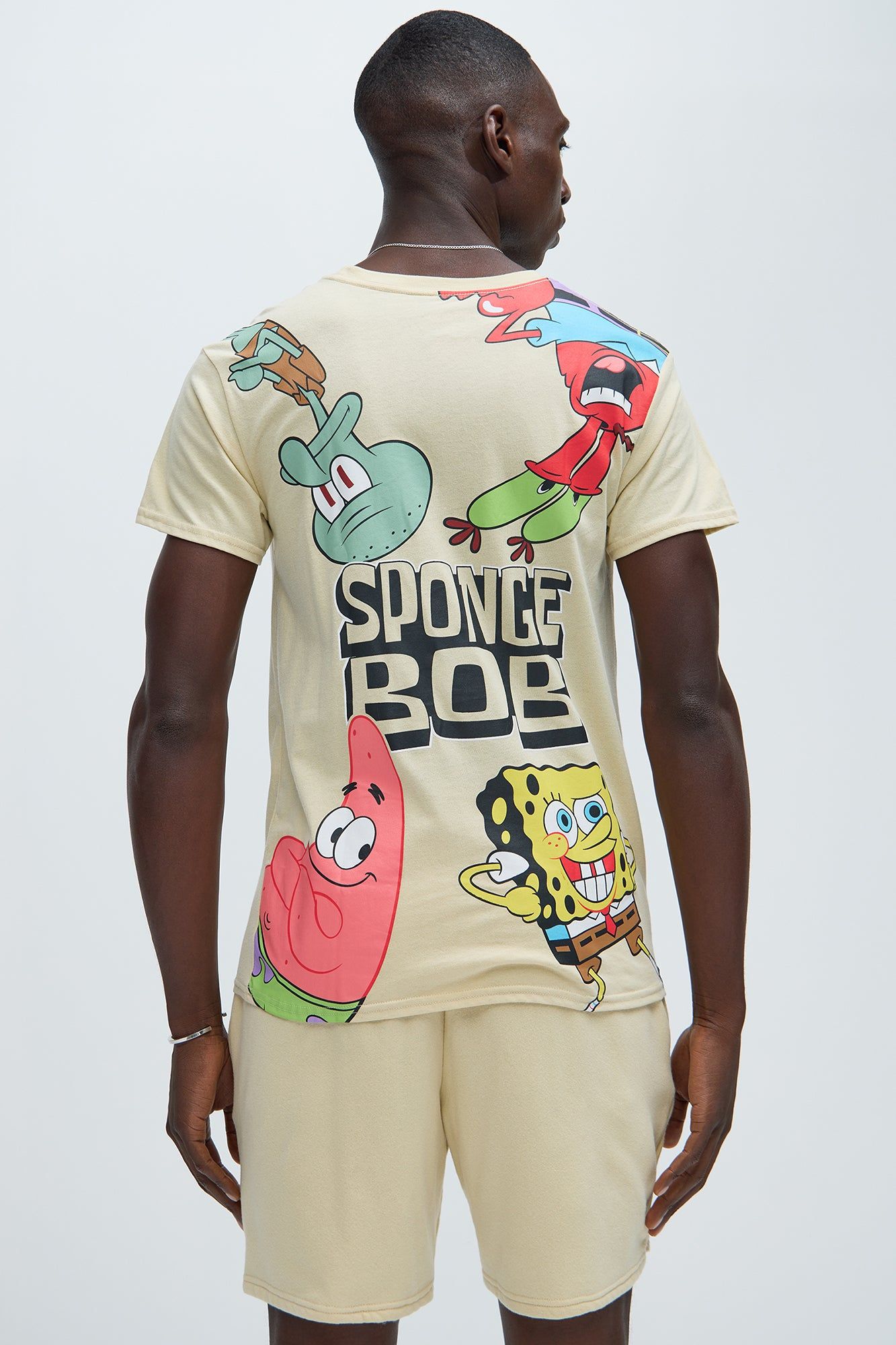 Spongebob Embroidery Gang Short Sleeve Tee - Sand sold by Fashion Nova product image thumbnail 4