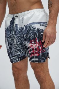 The City Here Swim Trunks - White sold by Fashion Nova