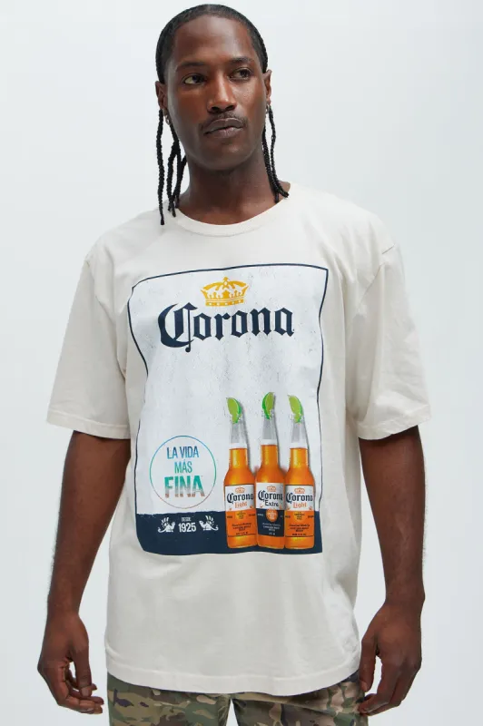 Corona Short Sleeve Tee - Sand sold by Fashion Nova