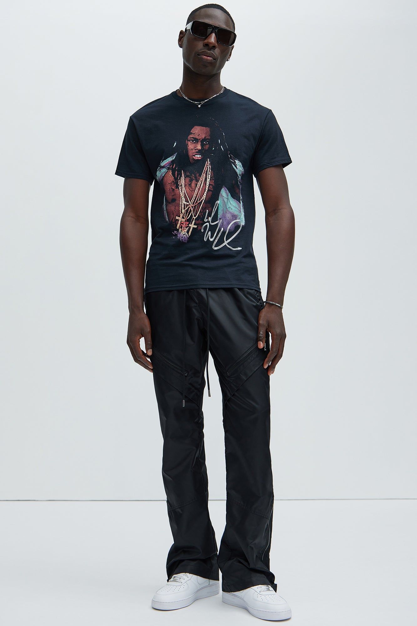 Lil Wayne Portrait Short Sleeve Tee - Black sold by Fashion Nova product image thumbnail 3