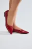 Blaire Pointed Toe Flats - Red sold by Fashion Nova