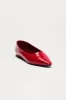 Blaire Pointed Toe Flats - Red sold by Fashion Nova