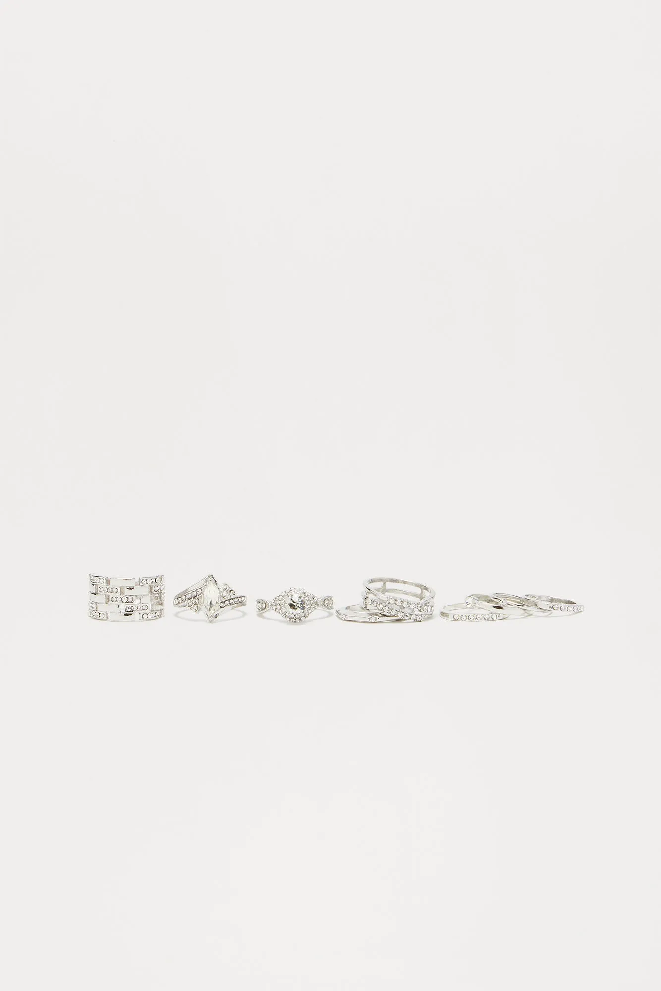 Now It's A Party Ring Set - Silver sold by Fashion Nova product image thumbnail 3