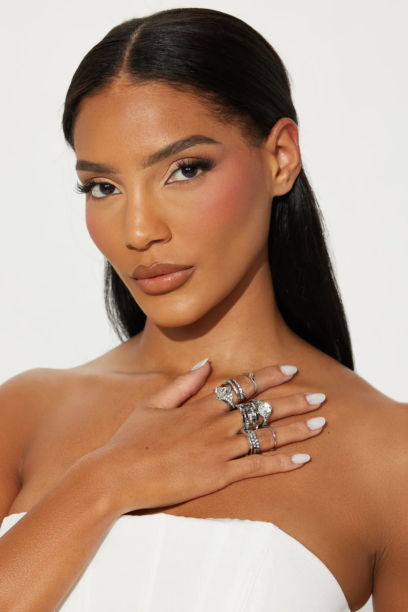 Now It's A Party Ring Set - Silver sold by Fashion Nova product image thumbnail 2