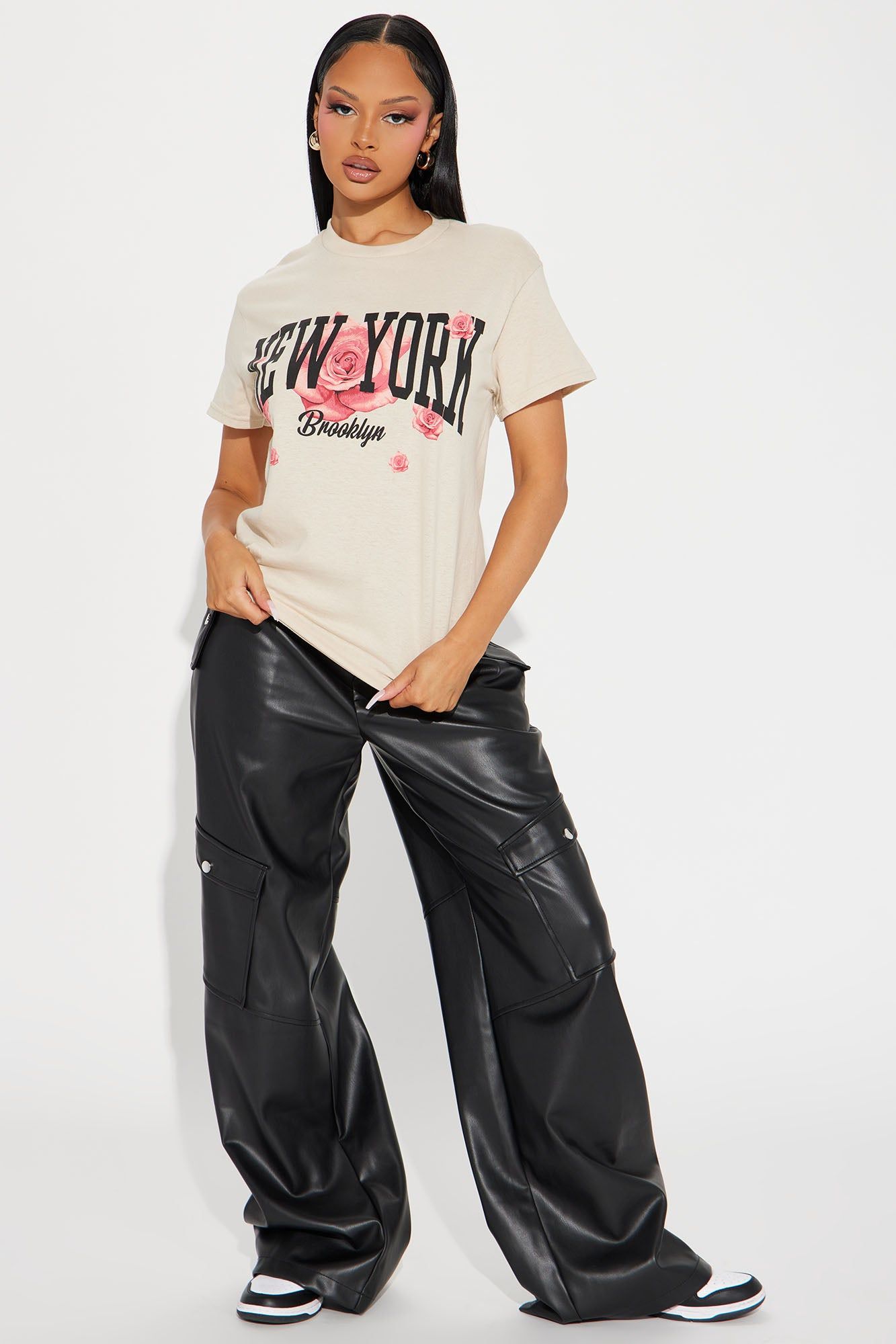 Living For New York Graphic Tee - Taupe sold by Fashion Nova product image thumbnail 2