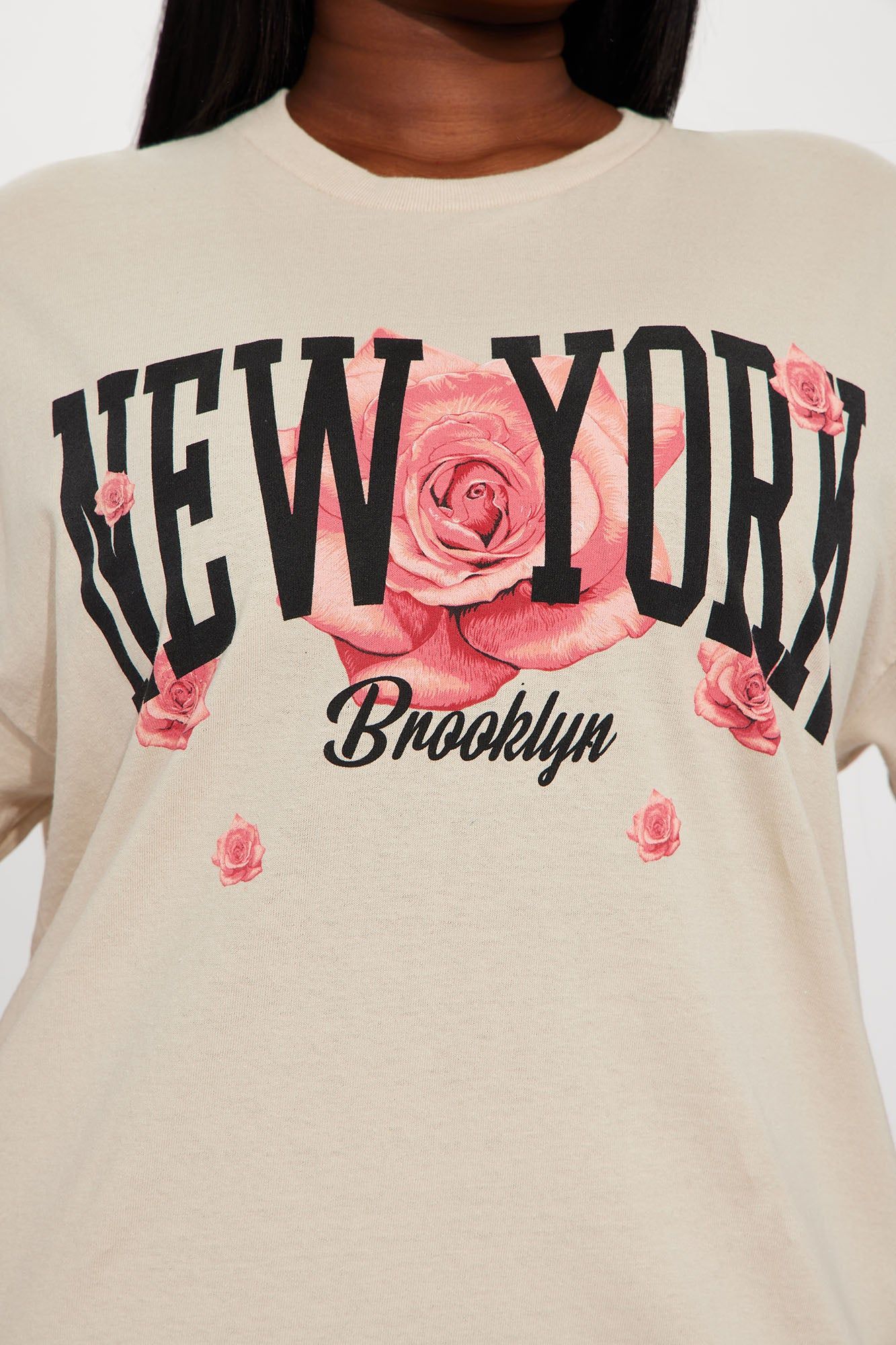 Living For New York Graphic Tee - Taupe sold by Fashion Nova product image thumbnail 5