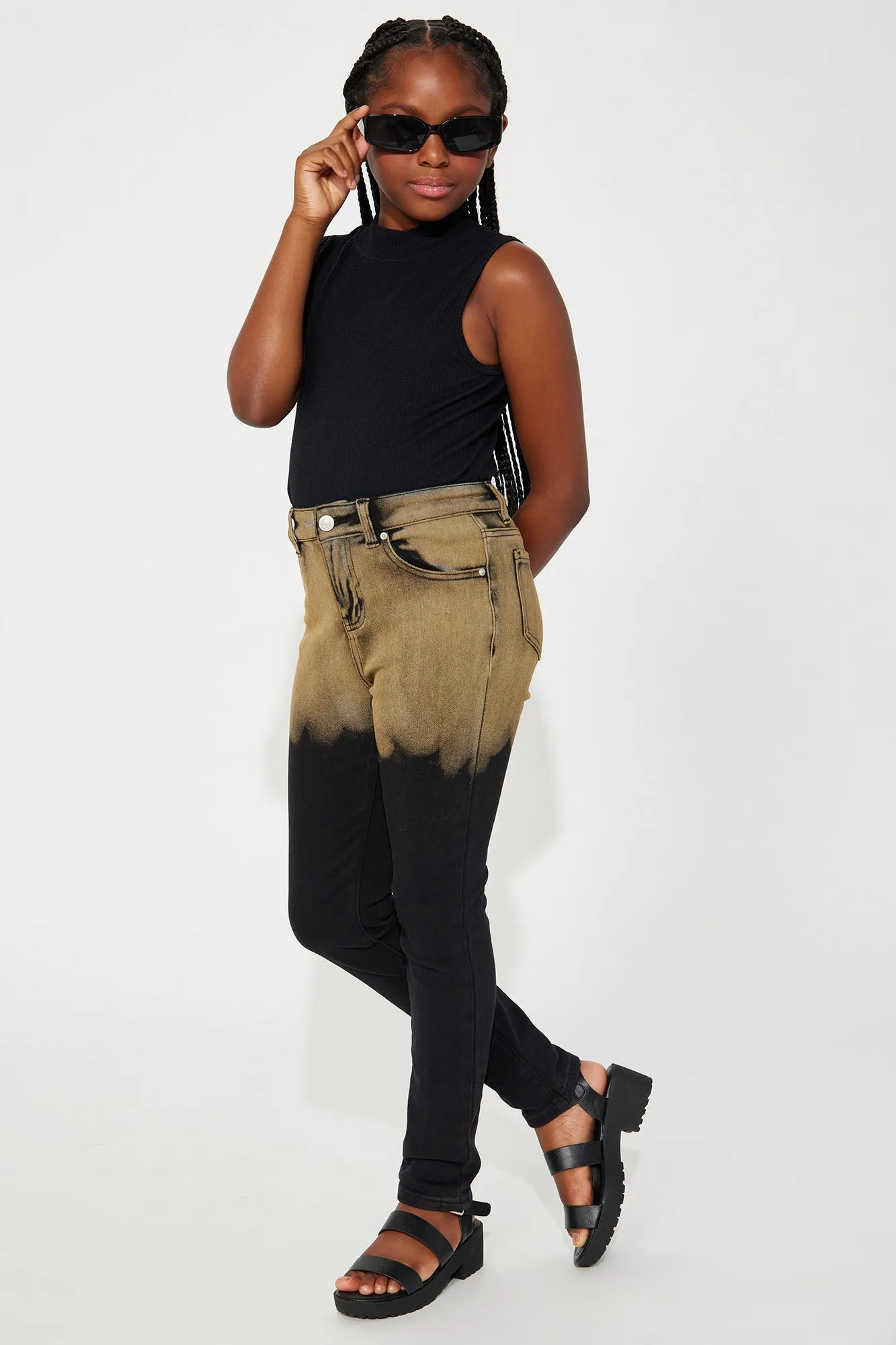 Mini Alyssa Seamless Mock Neck Top - Black sold by Fashion Nova product image thumbnail 2