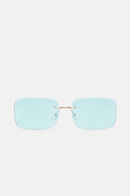 Play With Me Sunglasses - Gold/Blue made by Fashion Nova