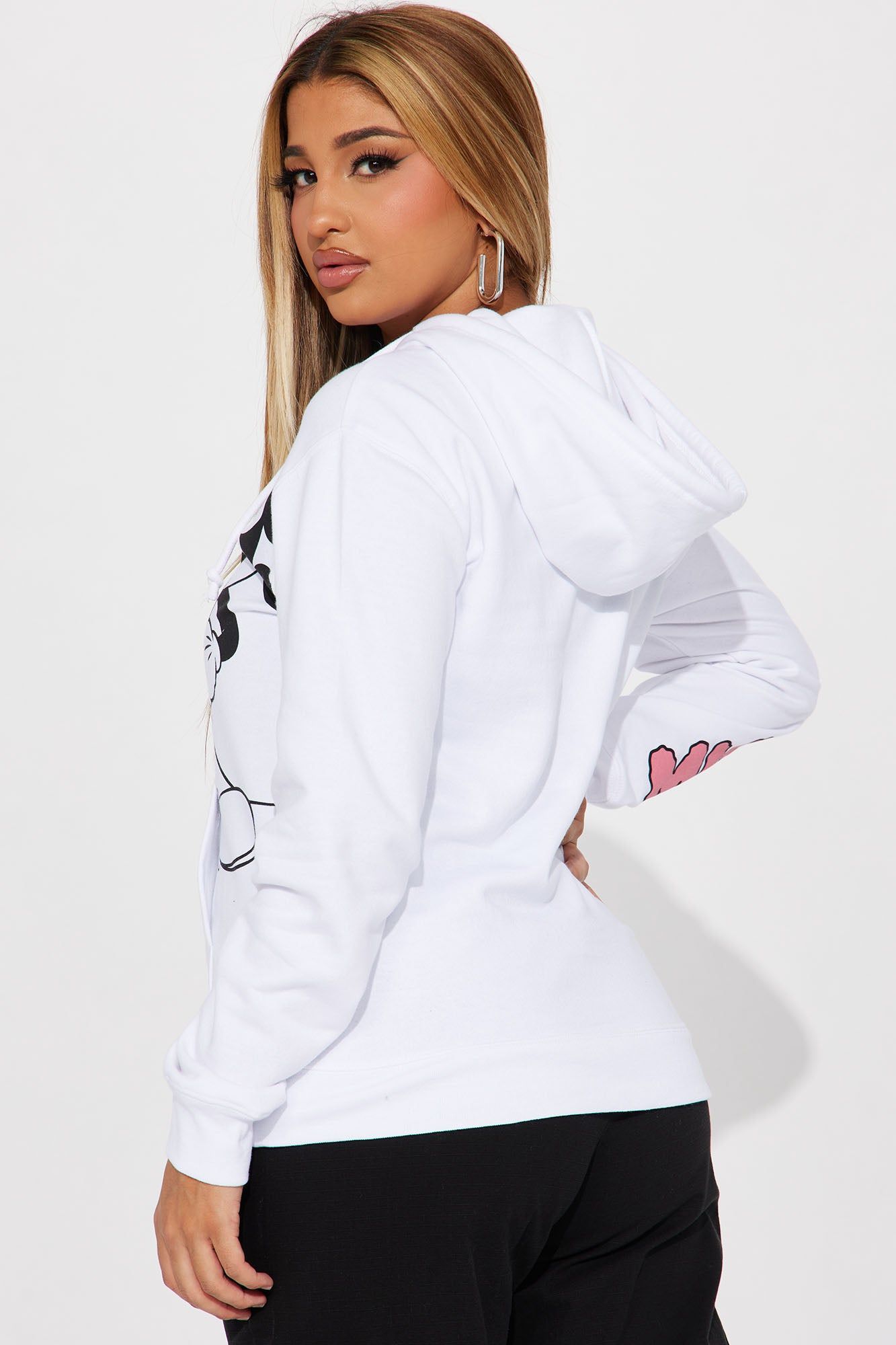 Mickey Mouse Graphic Hoodie - White sold by Fashion Nova product image thumbnail 5