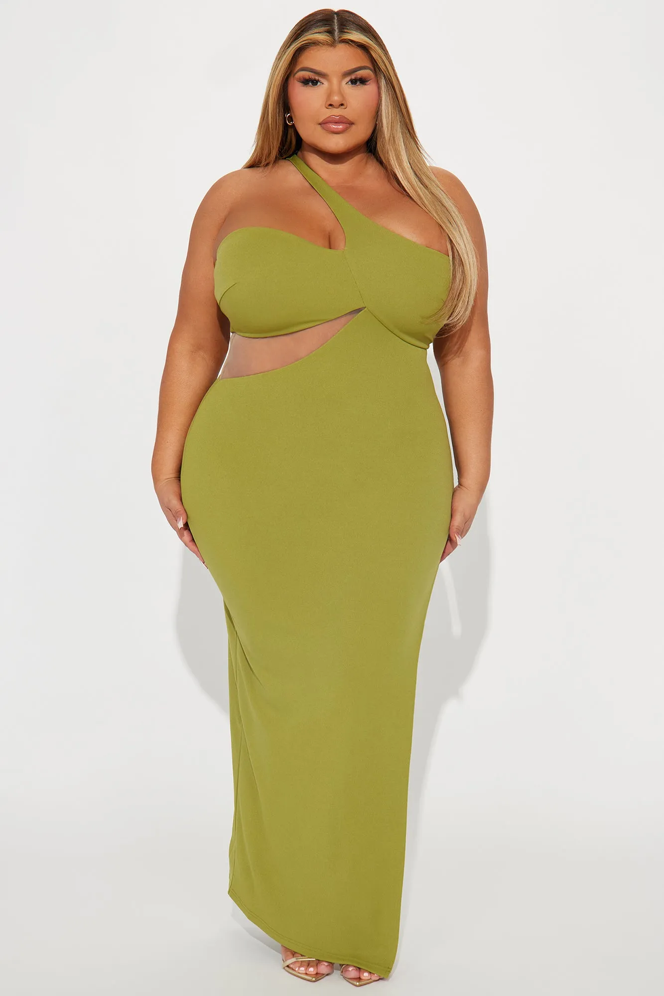 After Dinner Cocktail Maxi Dress - Chartreuse sold by Fashion Nova product image thumbnail 4