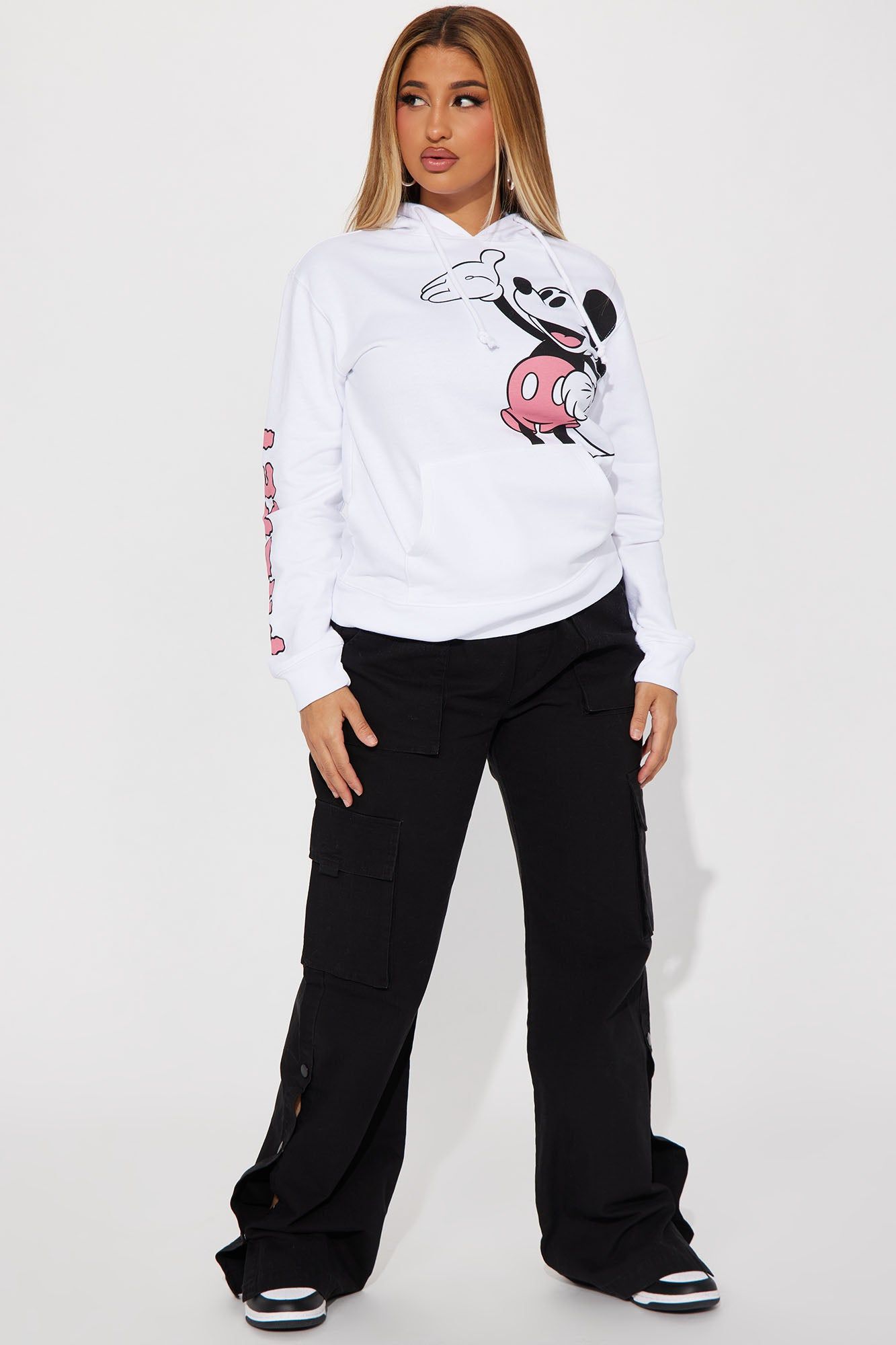 Mickey Mouse Graphic Hoodie - White sold by Fashion Nova product image thumbnail 2