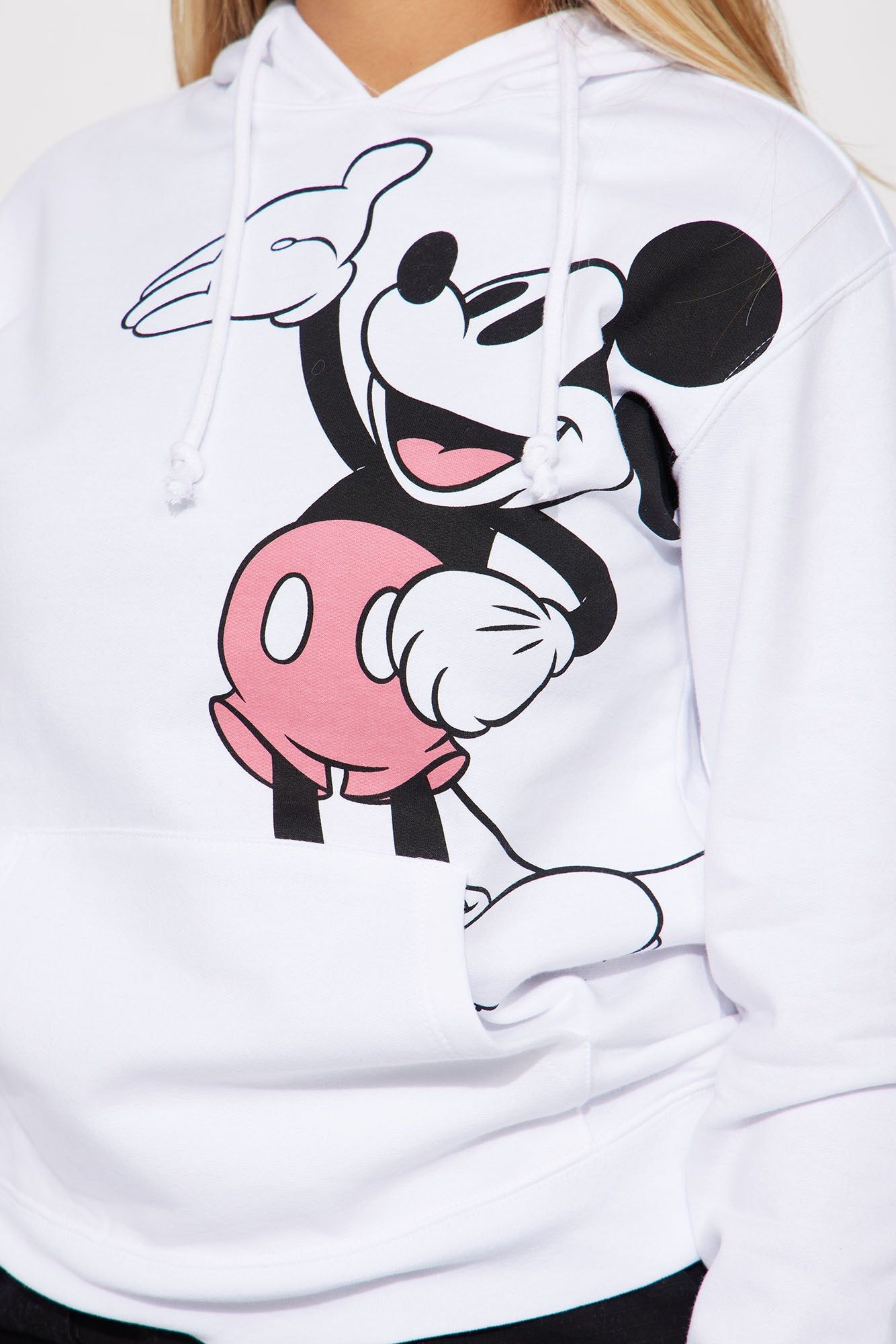 Mickey Mouse Graphic Hoodie - White sold by Fashion Nova product image thumbnail 3