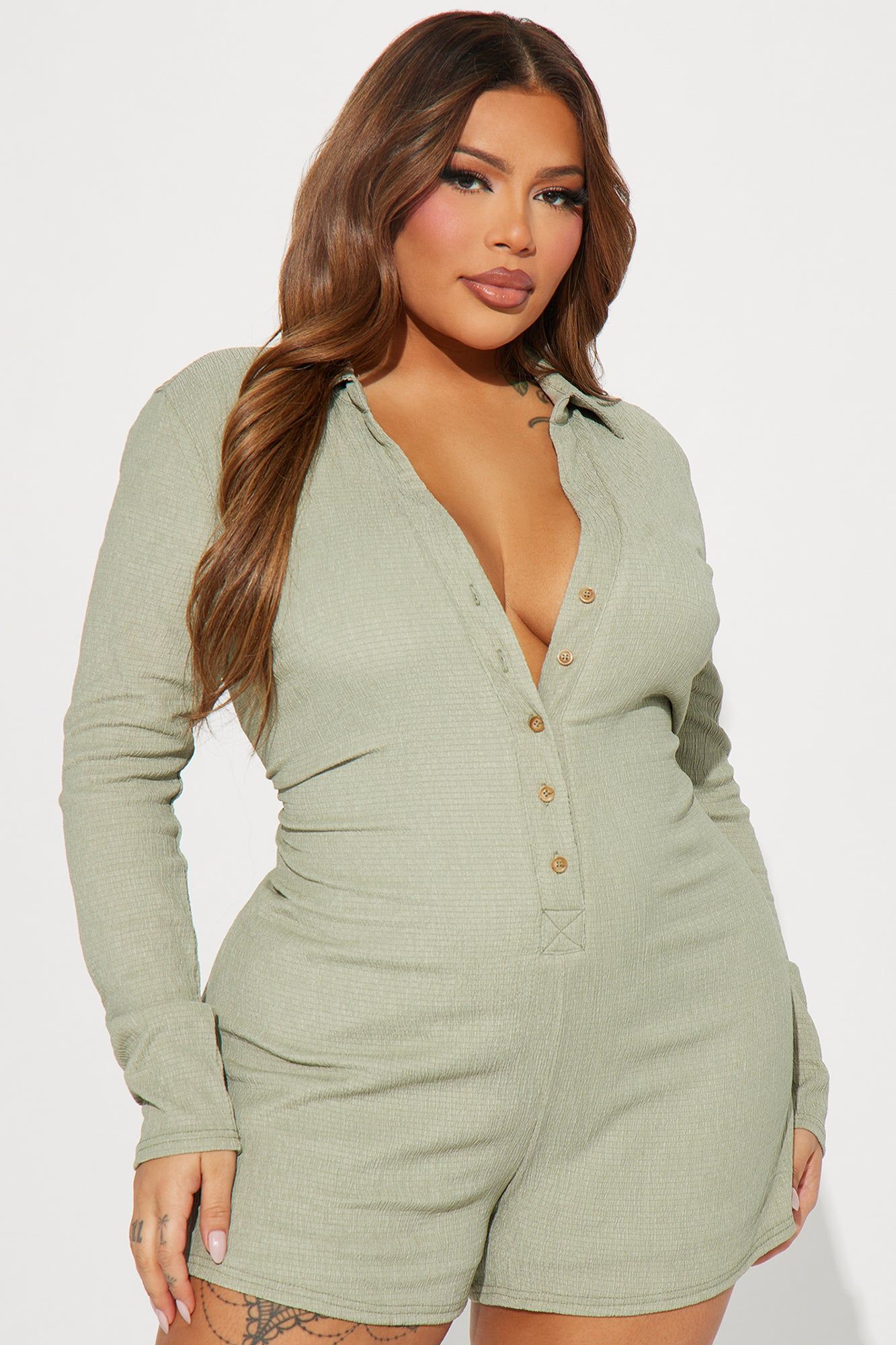 Fun And Games Romper - Sage sold by Fashion Nova product image thumbnail 5