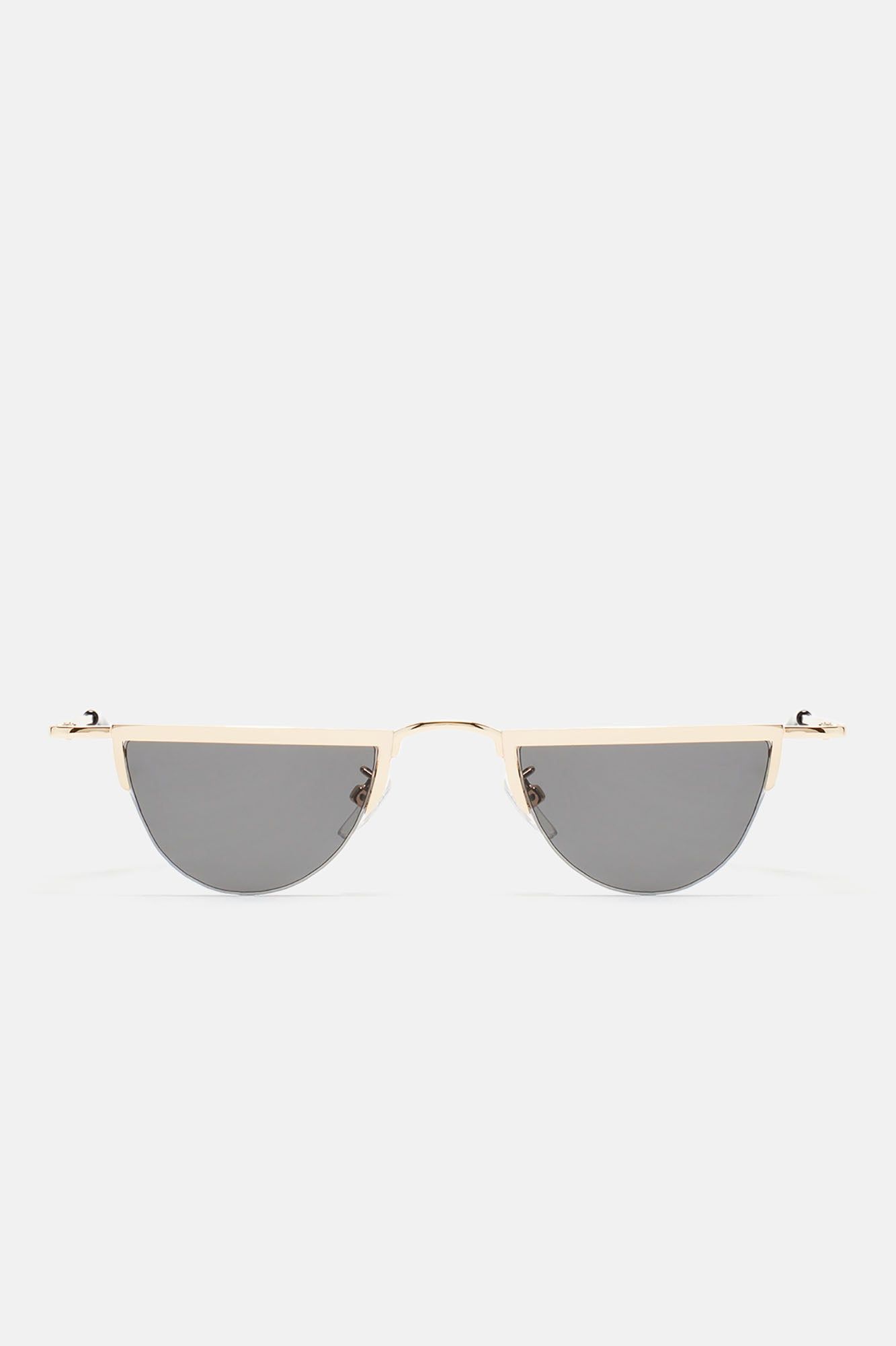 Cabana Club Sunglasses - Gold/Smoke sold by Fashion Nova
