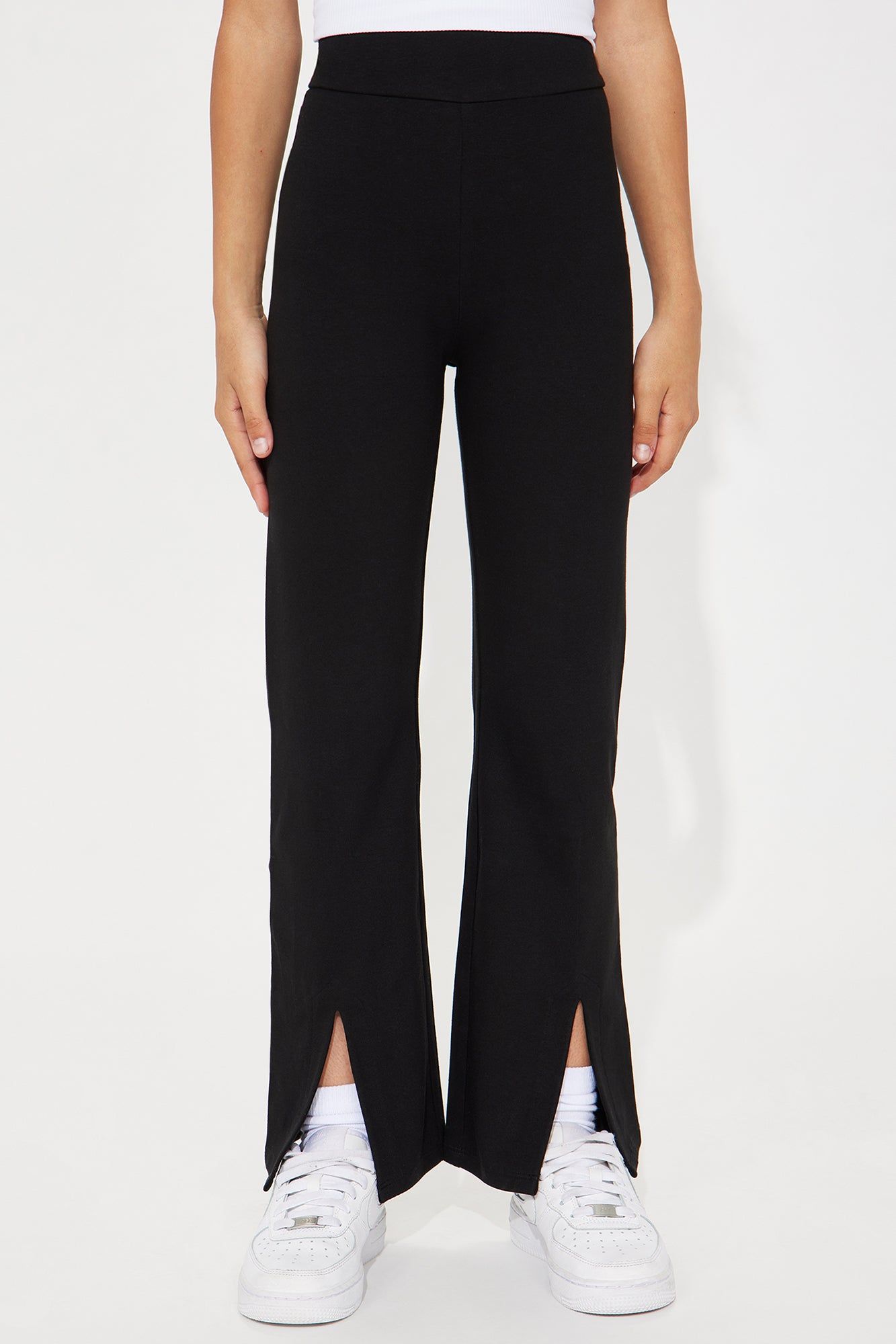 Mini Running Errands Flare Leggings - Black sold by Fashion Nova product image thumbnail 2