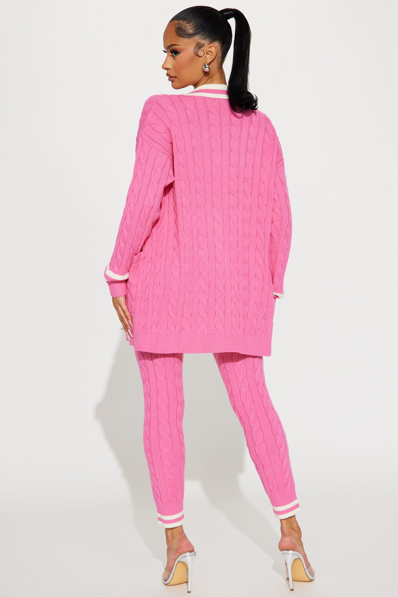 Alessa 3 Piece Sweater Legging Set - Pink sold by Fashion Nova product image thumbnail 3