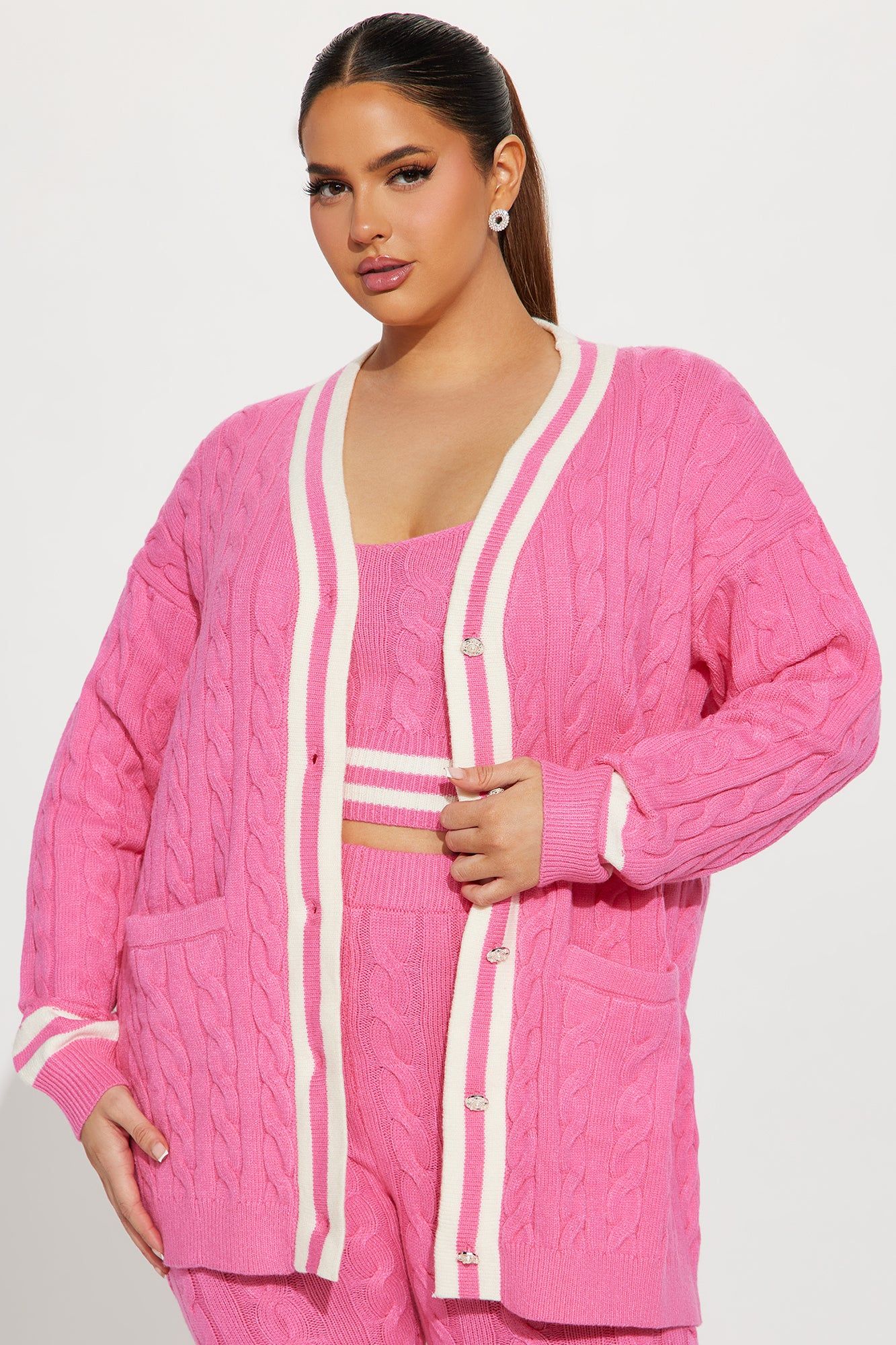Alessa 3 Piece Sweater Legging Set - Pink sold by Fashion Nova product image thumbnail 5