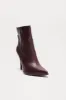 Reid Heeled Booties - Brown sold by Fashion Nova