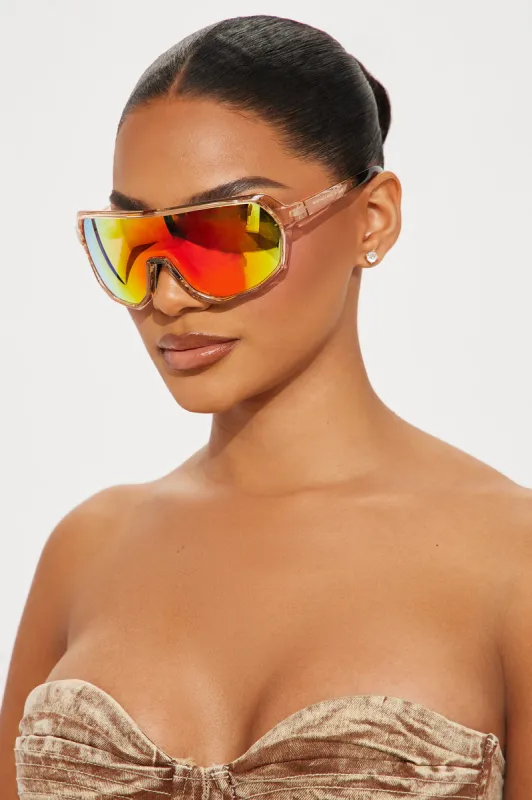 Change My Mind Up Sunglasses - Orange sold by Fashion Nova