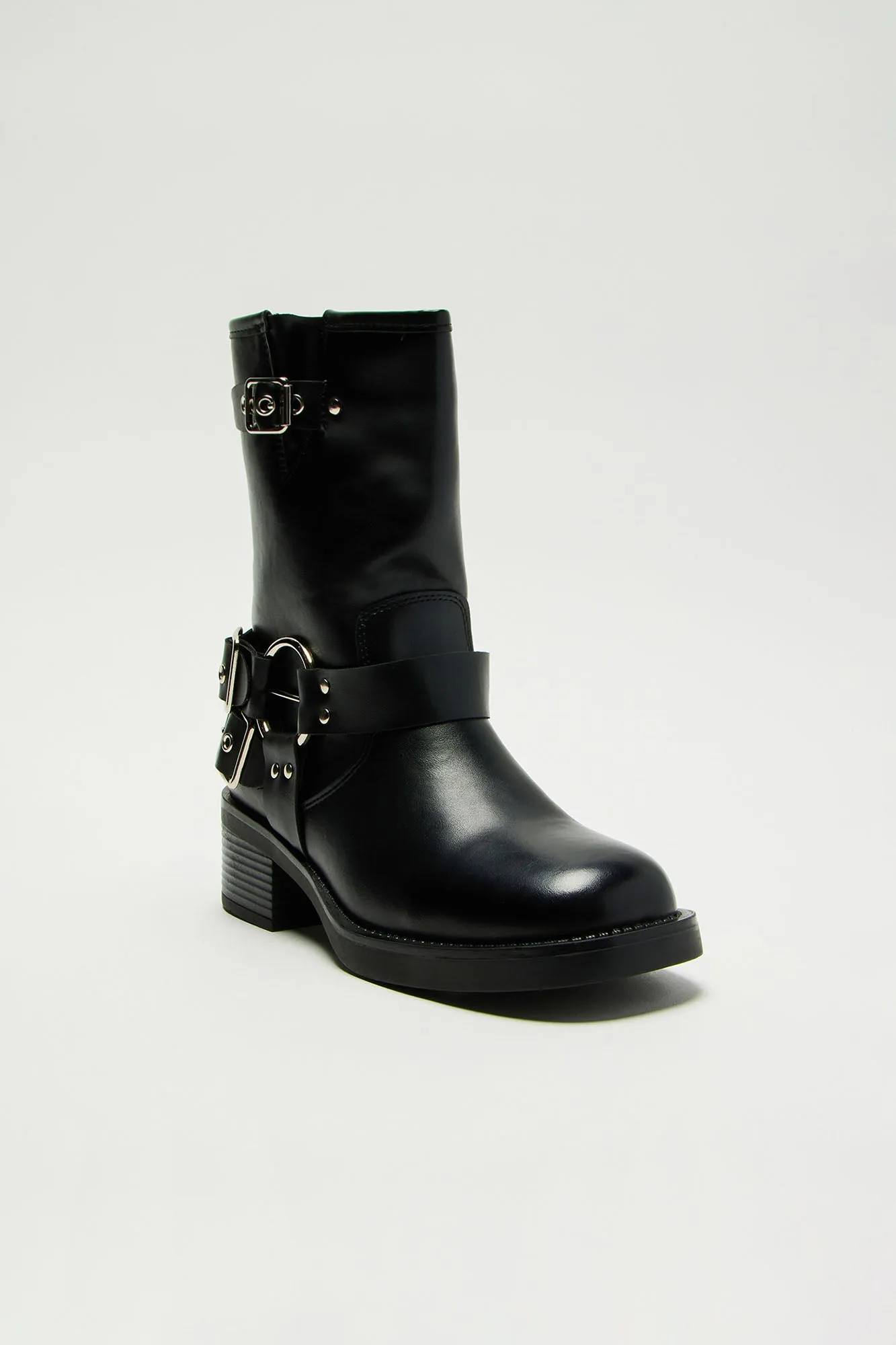 Lenox Buckle Booties - Black sold by Fashion Nova product image thumbnail 4
