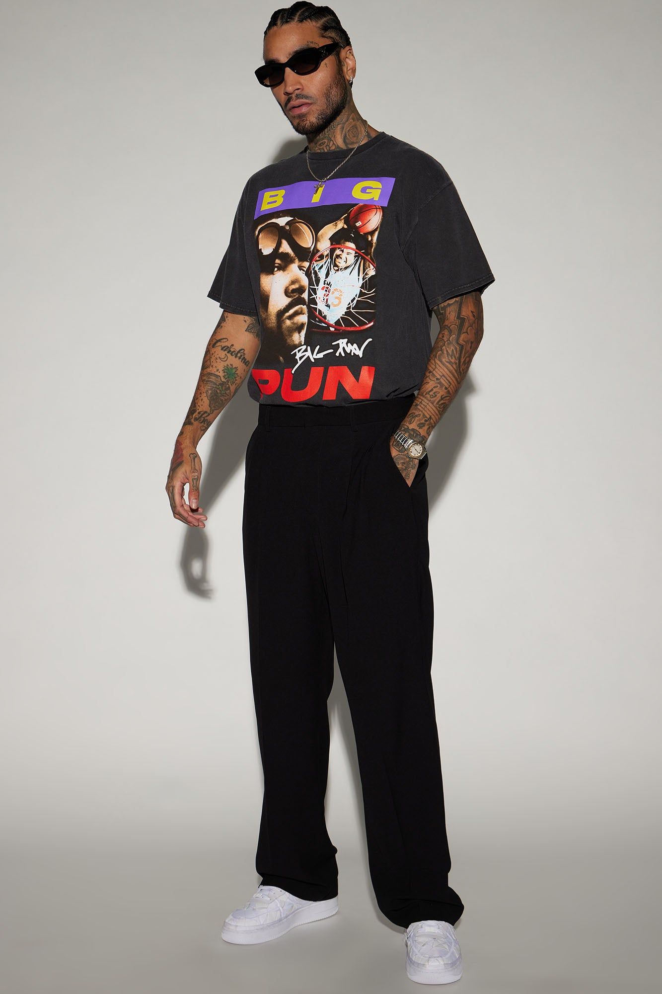 Big Pun Dunk Short Sleeve Tee - Black sold by Fashion Nova product image thumbnail 2