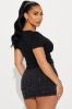 Rosalie Hook And Eye Top - Black sold by Fashion Nova