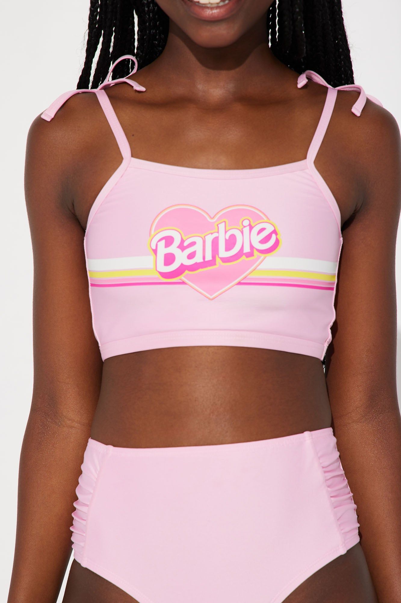 Mini Barbie Girl 2 Piece Bikini - Pink sold by Fashion Nova product image thumbnail 4