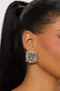 Queen Elizabeth Earrings - Silver sold by Fashion Nova