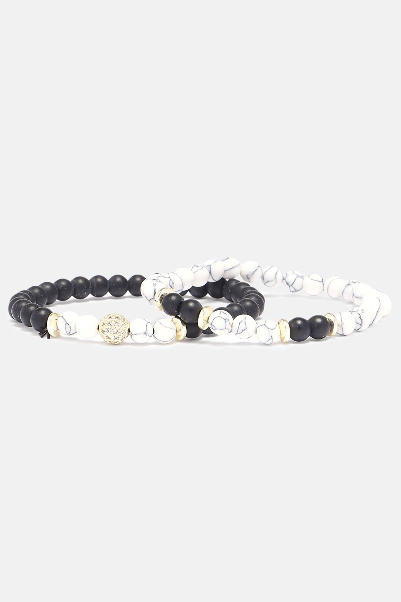 Let It Go Bracelet Set - Black/White sold by Fashion Nova product image thumbnail 2