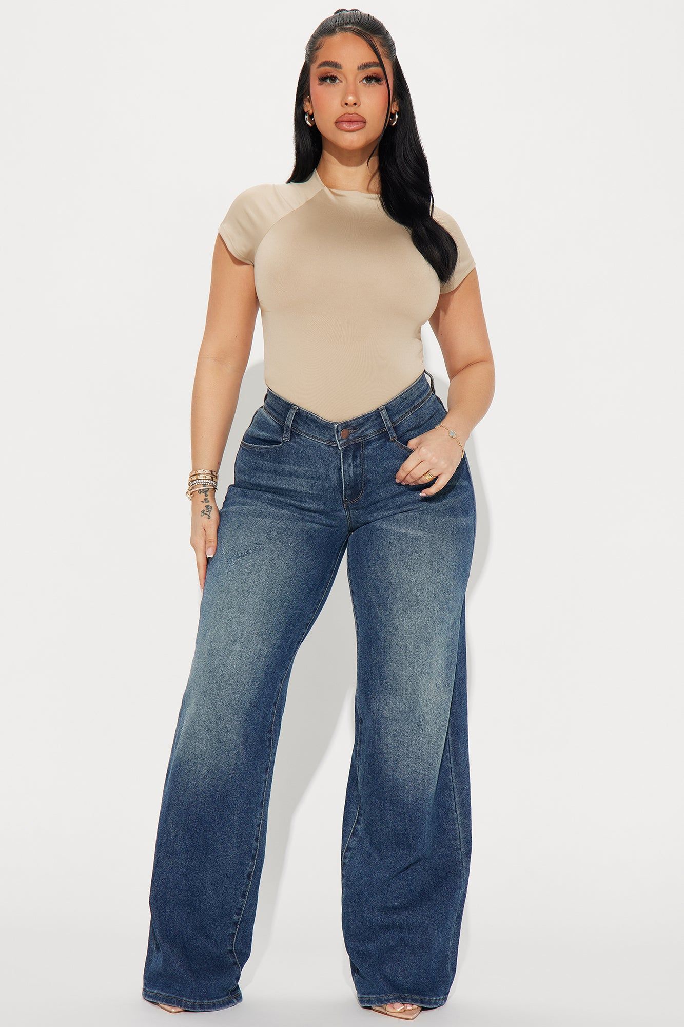 Most Popular Body Hugging Tee - Taupe sold by Fashion Nova product image thumbnail 2