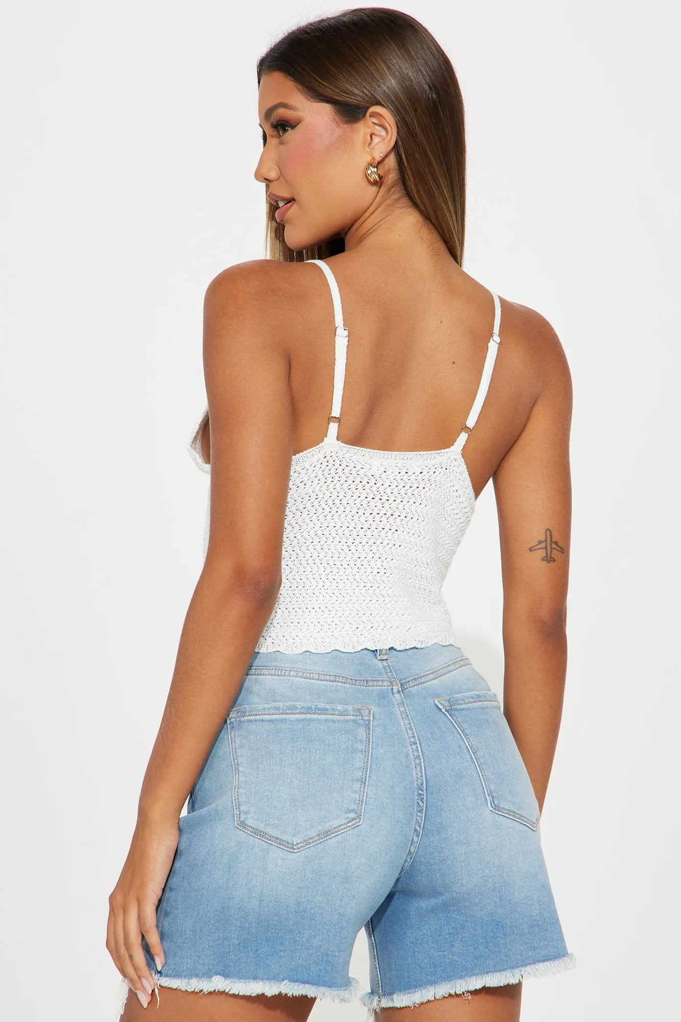 Turks And Caicos Crochet Top - Ivory sold by Fashion Nova product image thumbnail 3