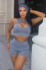 Success Elevate Sports Bra - Charcoal sold by Fashion Nova