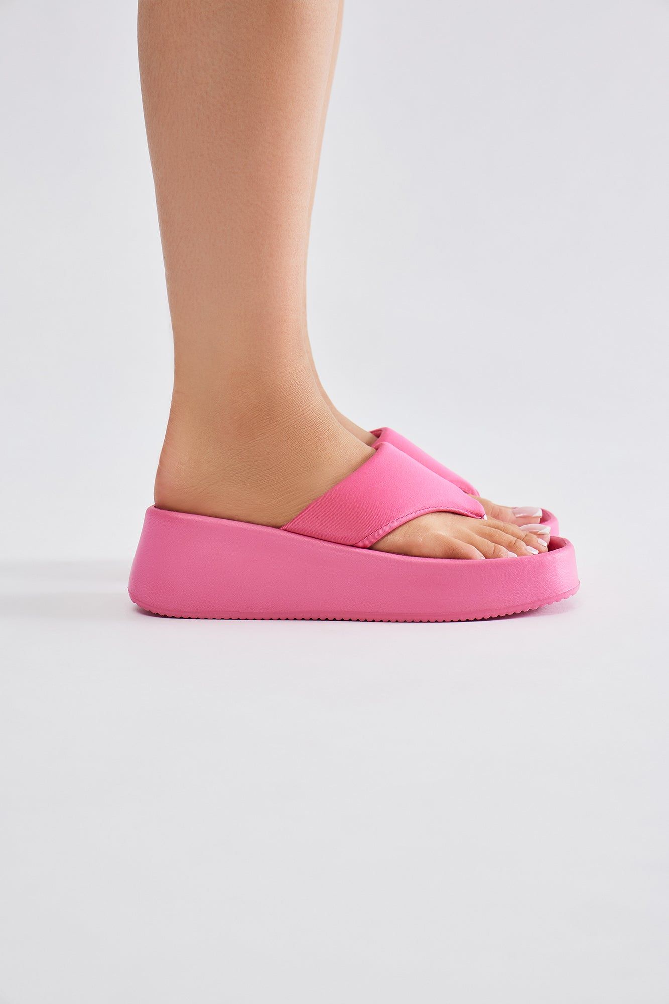 Summer Vibes Platform Wedges - Pink sold by Fashion Nova