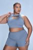 Success Elevate Sports Bra - Charcoal sold by Fashion Nova